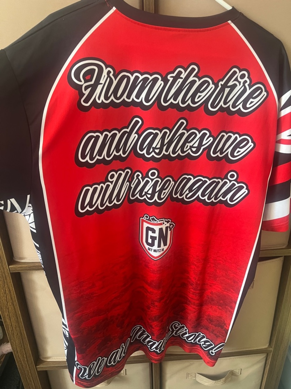 GET NUTZ-Maui Strong Red Dri-fit jersey - Picture 2 of 3